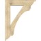 Ekena Millwork Legacy Traditional Rough Sawn Bracket w/ Offset Brace, Douglas Fir, 8"W x 36"D x 48"H BKT0806X36X48LEC01RDF - alternate 4